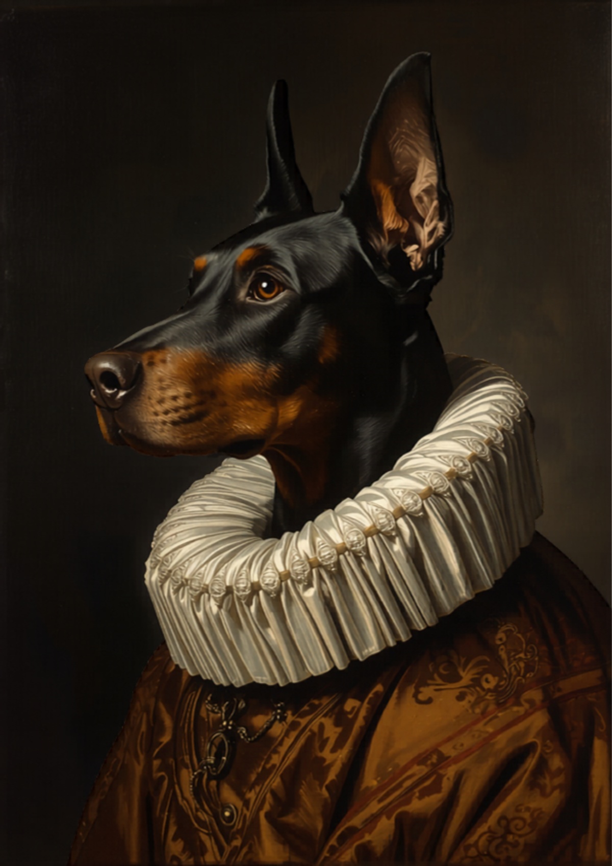 Atlas the Great Dane - Renaissance Royalty Portrait