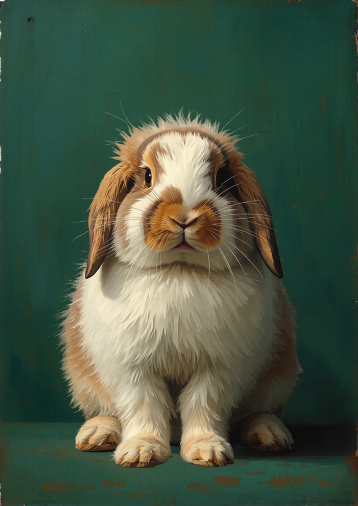 Bun Bun - Oil Painted Pet Art Portrait