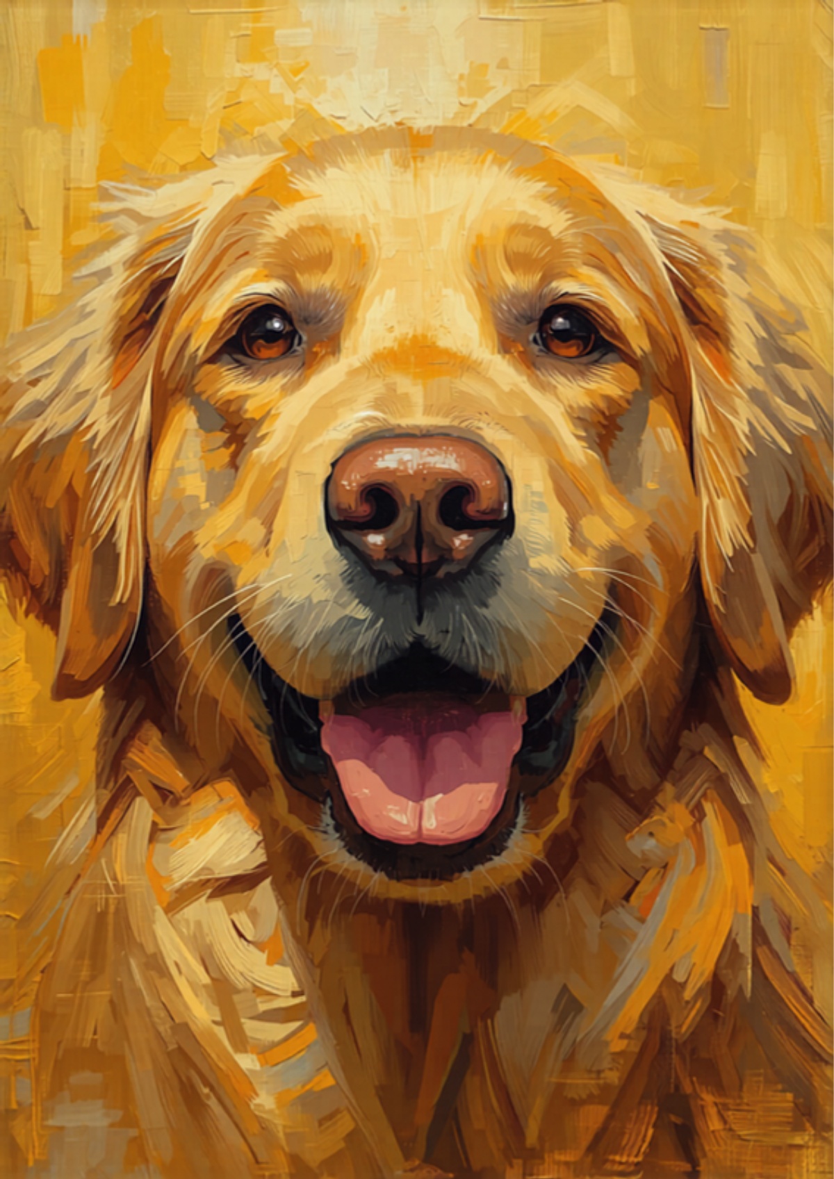 Pet Art on Matte Poster