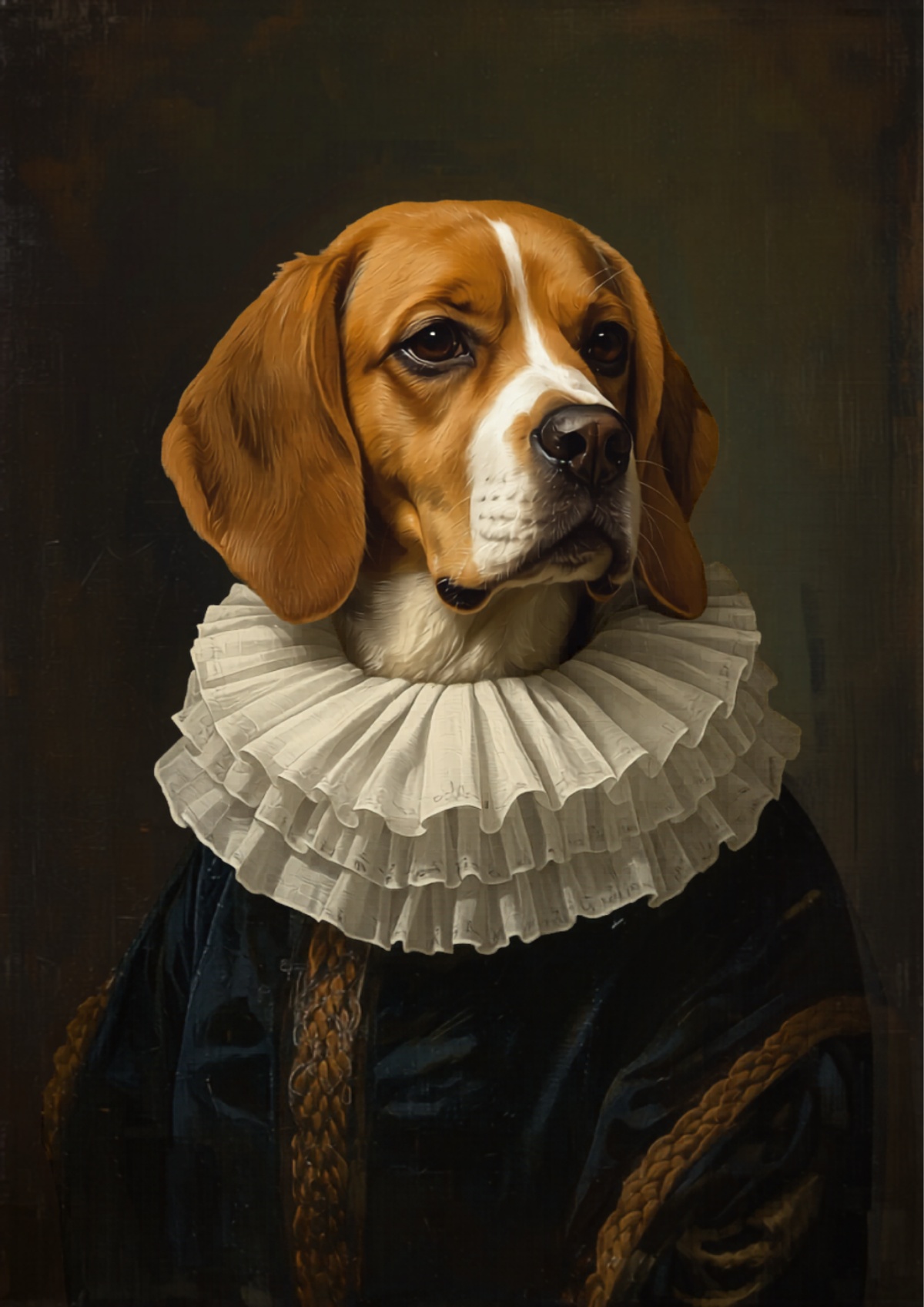 Duke the Beagle - Renaissance Royalty Portrait