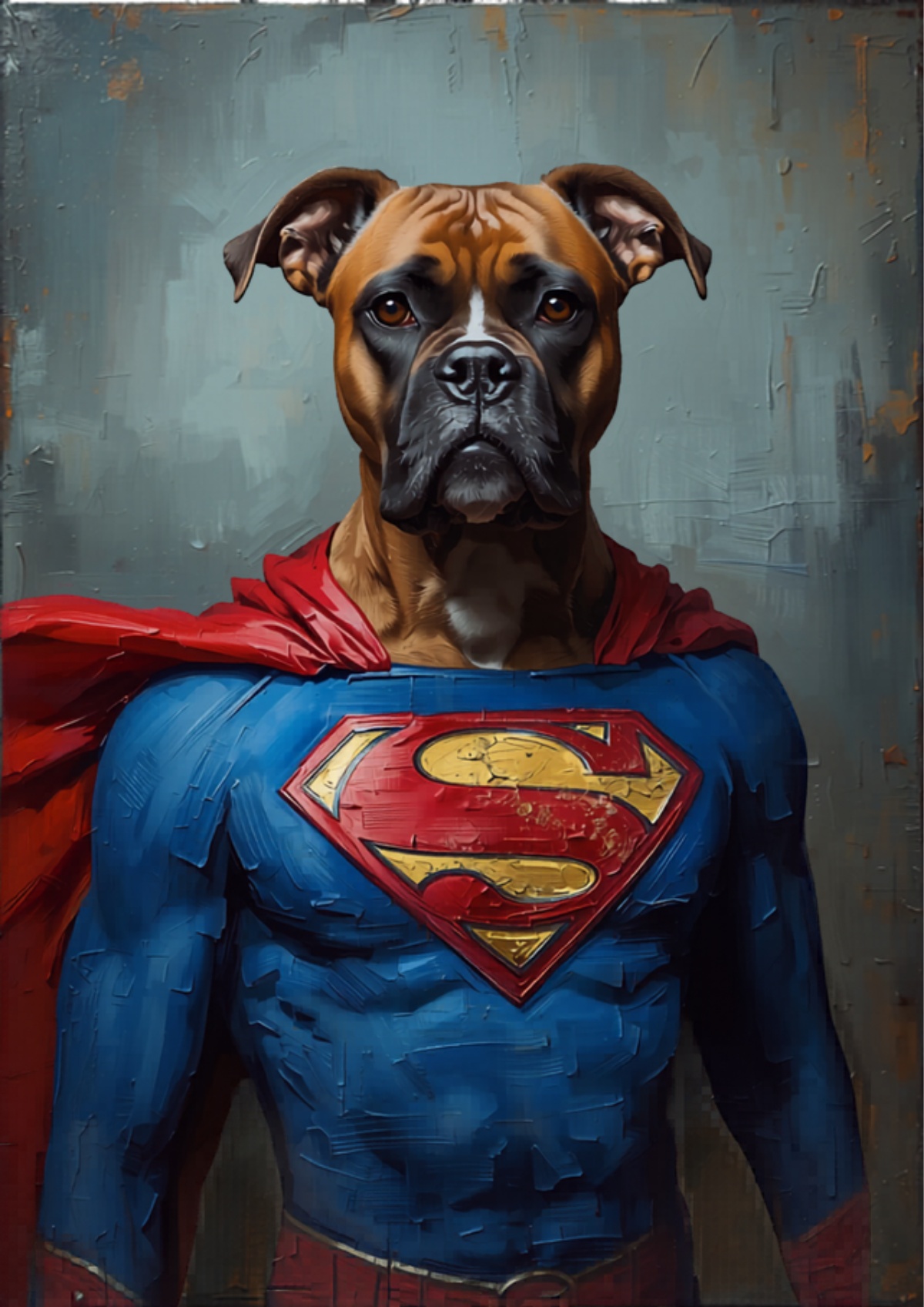Rocky the Boxer - Superhero Portrait