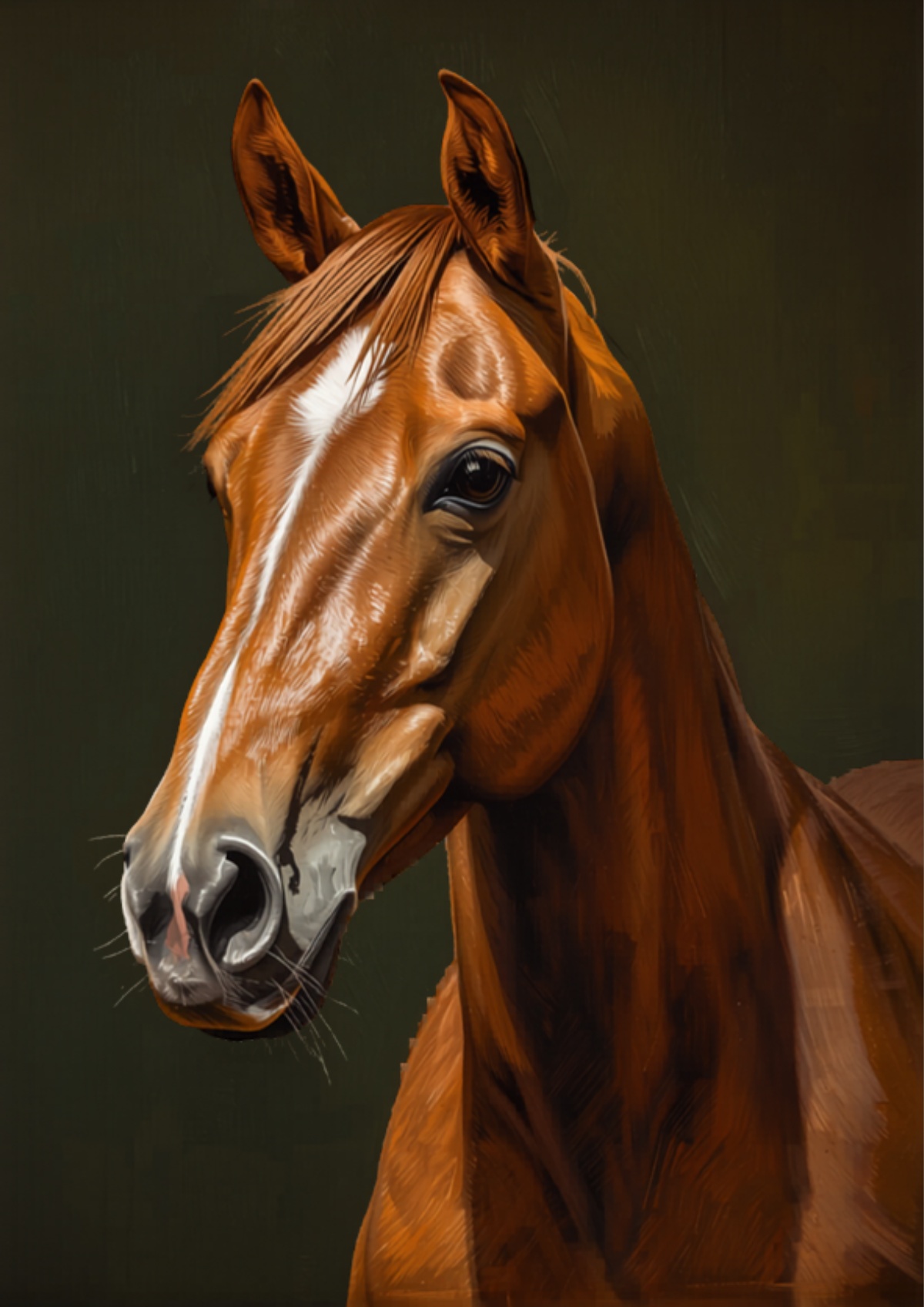 Thunder the Horse - Renaissance Royalty Portrait